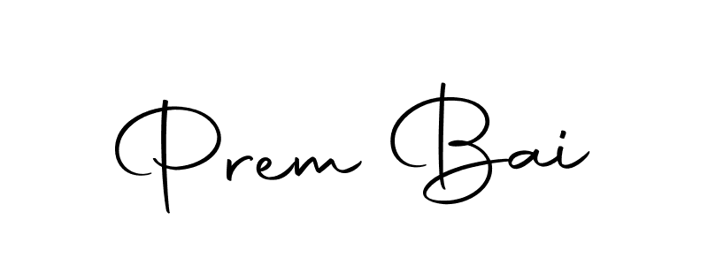 Use a signature maker to create a handwritten signature online. With this signature software, you can design (Autography-DOLnW) your own signature for name Prem Bai. Prem Bai signature style 10 images and pictures png