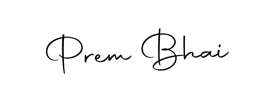 Design your own signature with our free online signature maker. With this signature software, you can create a handwritten (Autography-DOLnW) signature for name Prem Bhai. Prem Bhai signature style 10 images and pictures png