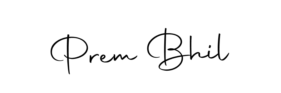 Use a signature maker to create a handwritten signature online. With this signature software, you can design (Autography-DOLnW) your own signature for name Prem Bhil. Prem Bhil signature style 10 images and pictures png