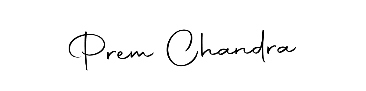 Create a beautiful signature design for name Prem Chandra. With this signature (Autography-DOLnW) fonts, you can make a handwritten signature for free. Prem Chandra signature style 10 images and pictures png