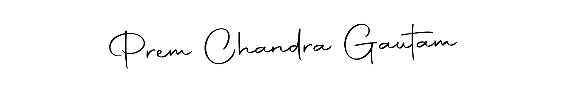 Also we have Prem Chandra Gautam name is the best signature style. Create professional handwritten signature collection using Autography-DOLnW autograph style. Prem Chandra Gautam signature style 10 images and pictures png