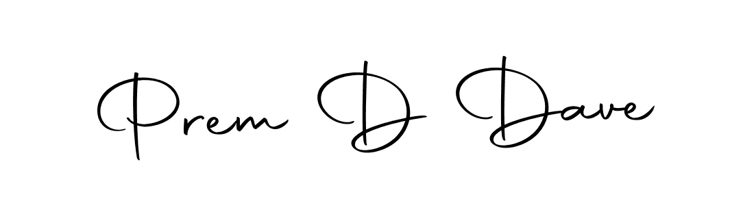 How to make Prem D Dave signature? Autography-DOLnW is a professional autograph style. Create handwritten signature for Prem D Dave name. Prem D Dave signature style 10 images and pictures png