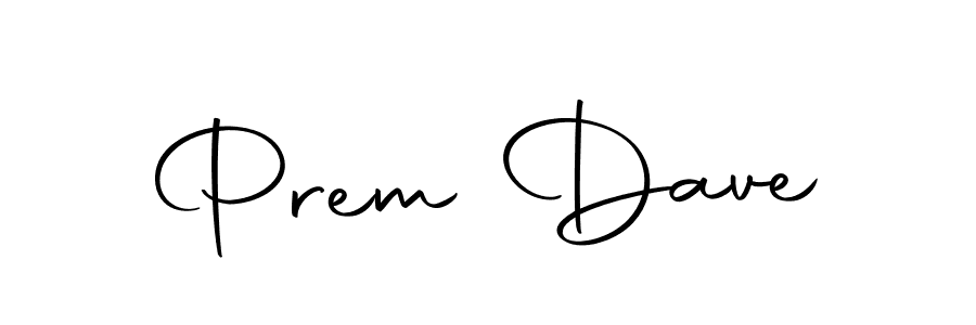 Use a signature maker to create a handwritten signature online. With this signature software, you can design (Autography-DOLnW) your own signature for name Prem Dave. Prem Dave signature style 10 images and pictures png