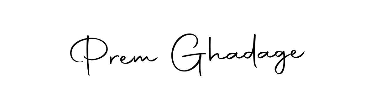 Use a signature maker to create a handwritten signature online. With this signature software, you can design (Autography-DOLnW) your own signature for name Prem Ghadage. Prem Ghadage signature style 10 images and pictures png