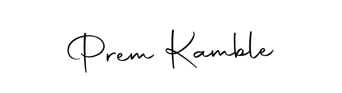Make a beautiful signature design for name Prem Kamble. Use this online signature maker to create a handwritten signature for free. Prem Kamble signature style 10 images and pictures png