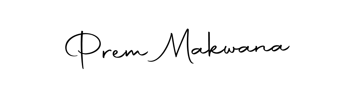 Design your own signature with our free online signature maker. With this signature software, you can create a handwritten (Autography-DOLnW) signature for name Prem Makwana. Prem Makwana signature style 10 images and pictures png