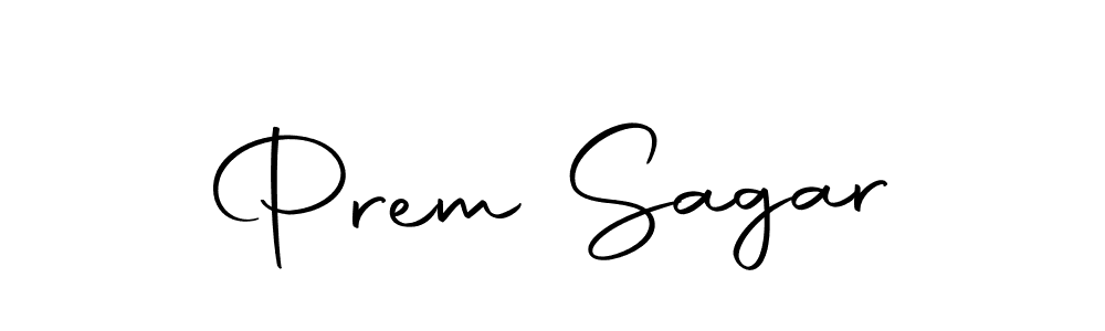 How to make Prem Sagar name signature. Use Autography-DOLnW style for creating short signs online. This is the latest handwritten sign. Prem Sagar signature style 10 images and pictures png