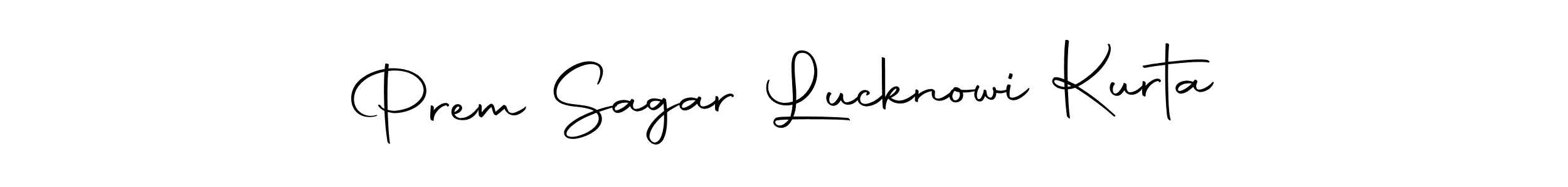 Make a beautiful signature design for name Prem Sagar Lucknowi Kurta. Use this online signature maker to create a handwritten signature for free. Prem Sagar Lucknowi Kurta signature style 10 images and pictures png