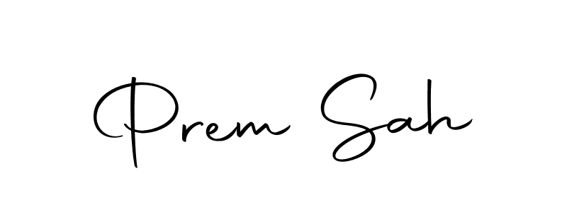 You should practise on your own different ways (Autography-DOLnW) to write your name (Prem Sah) in signature. don't let someone else do it for you. Prem Sah signature style 10 images and pictures png