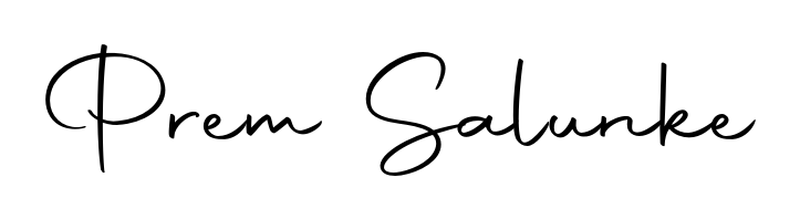 Create an unforgettable impression when signing with Prem Salunke name styled in Autography-DOLnW typography. 100% free online generator. Prem Salunke signature style 10 images and pictures png