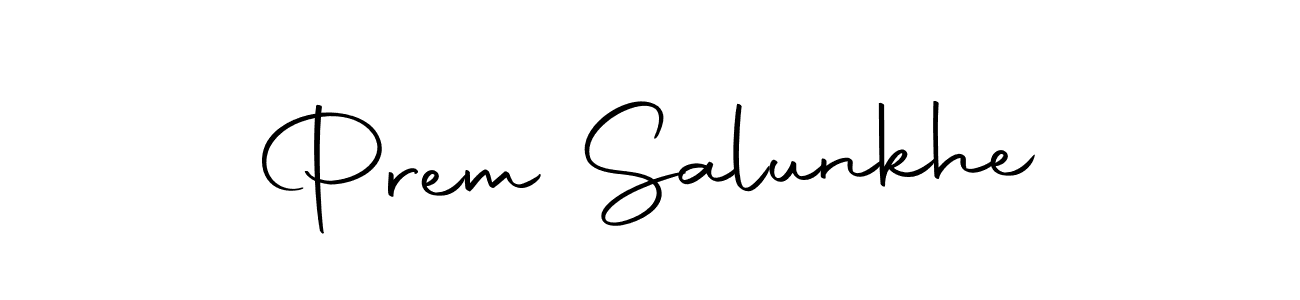 Make a beautiful signature design for name Prem Salunkhe. Use this online signature maker to create a handwritten signature for free. Prem Salunkhe signature style 10 images and pictures png