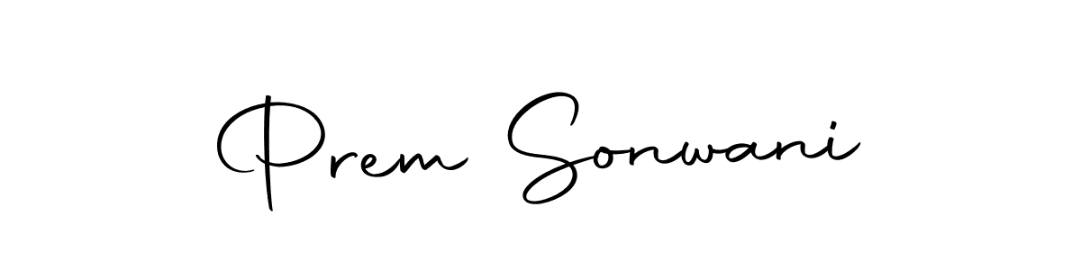 Use a signature maker to create a handwritten signature online. With this signature software, you can design (Autography-DOLnW) your own signature for name Prem Sonwani. Prem Sonwani signature style 10 images and pictures png