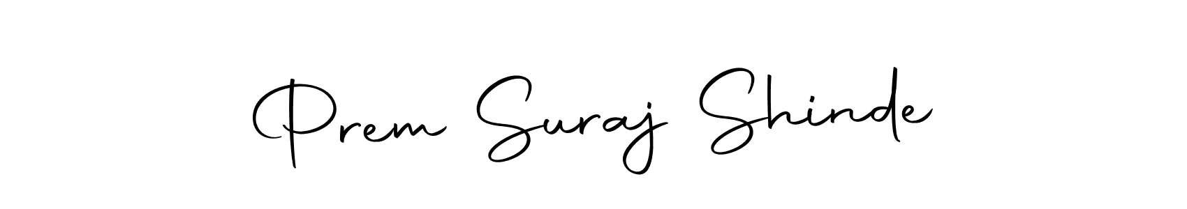 Create a beautiful signature design for name Prem Suraj Shinde. With this signature (Autography-DOLnW) fonts, you can make a handwritten signature for free. Prem Suraj Shinde signature style 10 images and pictures png
