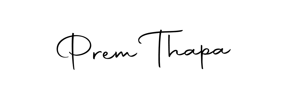 How to make Prem Thapa signature? Autography-DOLnW is a professional autograph style. Create handwritten signature for Prem Thapa name. Prem Thapa signature style 10 images and pictures png