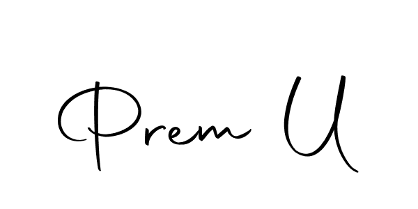 Here are the top 10 professional signature styles for the name Prem U. These are the best autograph styles you can use for your name. Prem U signature style 10 images and pictures png