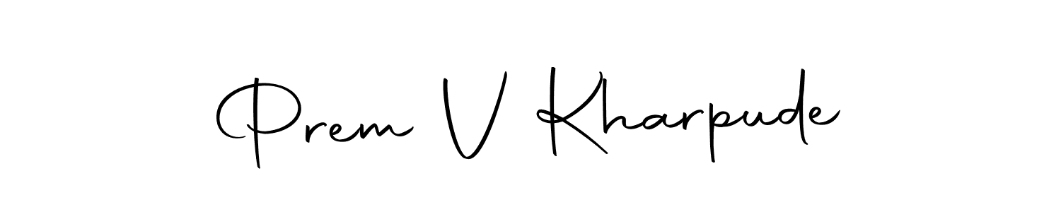 Similarly Autography-DOLnW is the best handwritten signature design. Signature creator online .You can use it as an online autograph creator for name Prem V Kharpude. Prem V Kharpude signature style 10 images and pictures png
