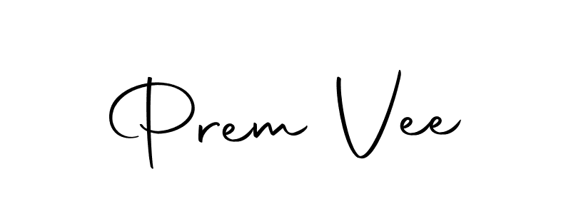 Design your own signature with our free online signature maker. With this signature software, you can create a handwritten (Autography-DOLnW) signature for name Prem Vee. Prem Vee signature style 10 images and pictures png