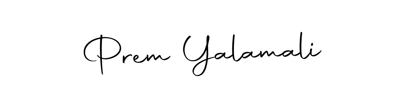 Use a signature maker to create a handwritten signature online. With this signature software, you can design (Autography-DOLnW) your own signature for name Prem Yalamali. Prem Yalamali signature style 10 images and pictures png