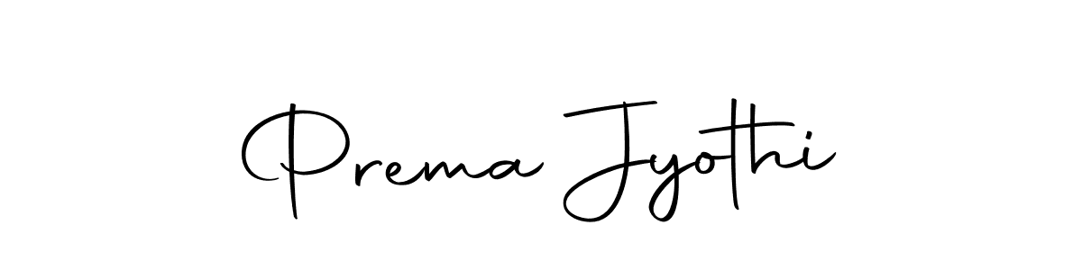 How to make Prema Jyothi name signature. Use Autography-DOLnW style for creating short signs online. This is the latest handwritten sign. Prema Jyothi signature style 10 images and pictures png