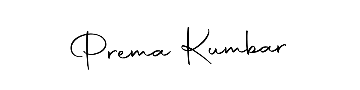 Use a signature maker to create a handwritten signature online. With this signature software, you can design (Autography-DOLnW) your own signature for name Prema Kumbar. Prema Kumbar signature style 10 images and pictures png