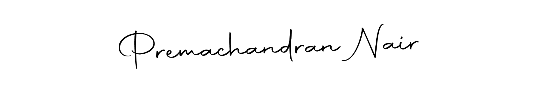 Use a signature maker to create a handwritten signature online. With this signature software, you can design (Autography-DOLnW) your own signature for name Premachandran Nair. Premachandran Nair signature style 10 images and pictures png