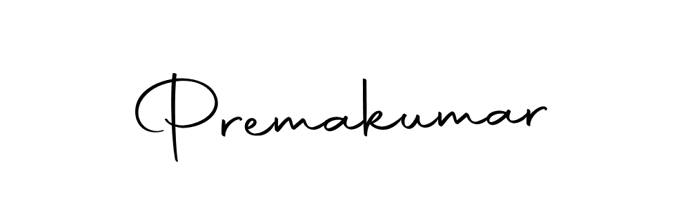 Design your own signature with our free online signature maker. With this signature software, you can create a handwritten (Autography-DOLnW) signature for name Premakumar. Premakumar signature style 10 images and pictures png