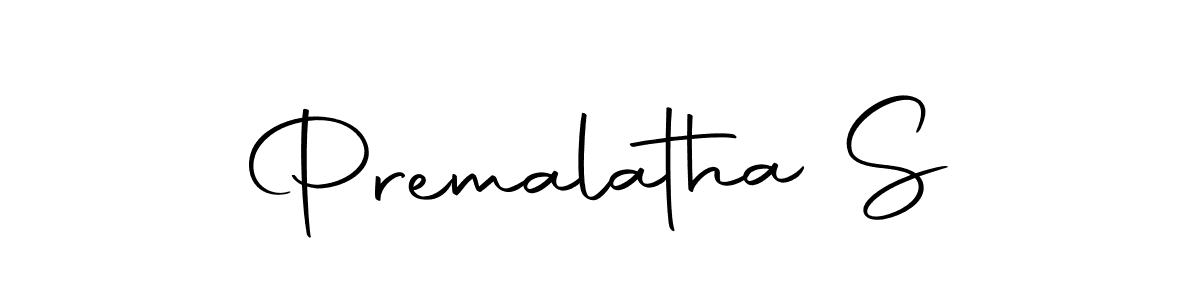 The best way (Autography-DOLnW) to make a short signature is to pick only two or three words in your name. The name Premalatha S include a total of six letters. For converting this name. Premalatha S signature style 10 images and pictures png