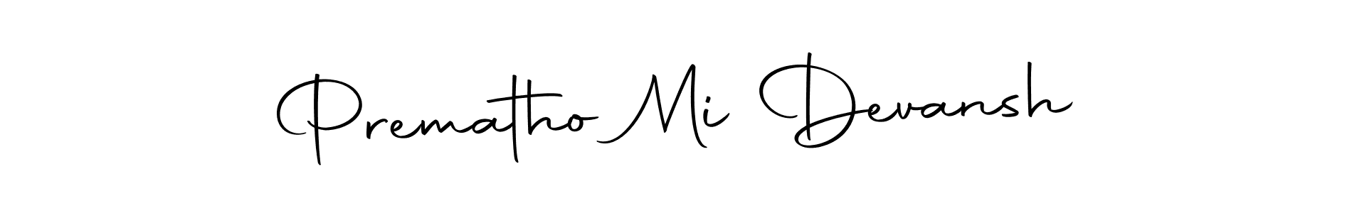 The best way (Autography-DOLnW) to make a short signature is to pick only two or three words in your name. The name Prematho Mi Devansh include a total of six letters. For converting this name. Prematho Mi Devansh signature style 10 images and pictures png