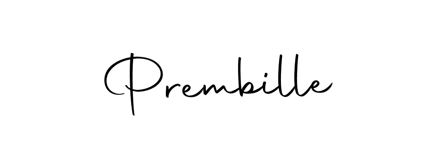 Here are the top 10 professional signature styles for the name Prembille. These are the best autograph styles you can use for your name. Prembille signature style 10 images and pictures png