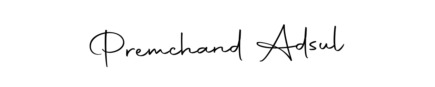 You can use this online signature creator to create a handwritten signature for the name Premchand Adsul. This is the best online autograph maker. Premchand Adsul signature style 10 images and pictures png