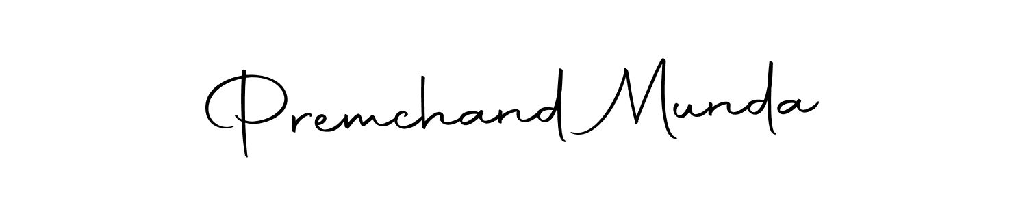 Design your own signature with our free online signature maker. With this signature software, you can create a handwritten (Autography-DOLnW) signature for name Premchand Munda. Premchand Munda signature style 10 images and pictures png