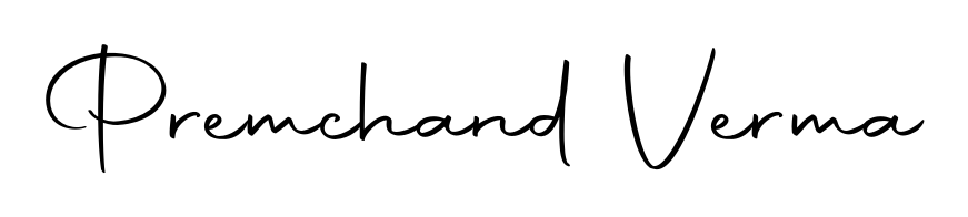 The Autography-DOLnW lettering style adds unique flourish to name Premchand Verma. Stand out with a custom digital autograph made in seconds. Premchand Verma signature style 10 images and pictures png