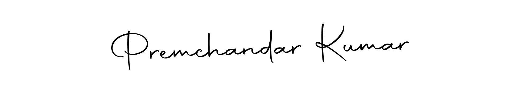 Design your own signature with our free online signature maker. With this signature software, you can create a handwritten (Autography-DOLnW) signature for name Premchandar Kumar. Premchandar Kumar signature style 10 images and pictures png