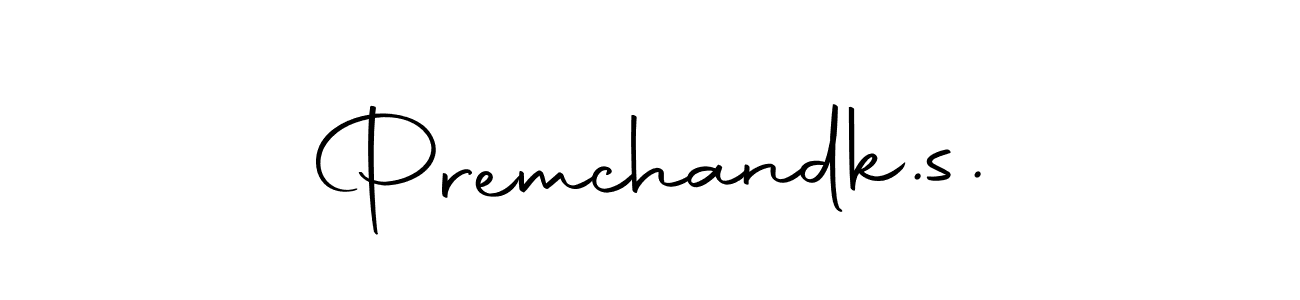 How to make Premchandk.s. signature? Autography-DOLnW is a professional autograph style. Create handwritten signature for Premchandk.s. name. Premchandk.s. signature style 10 images and pictures png