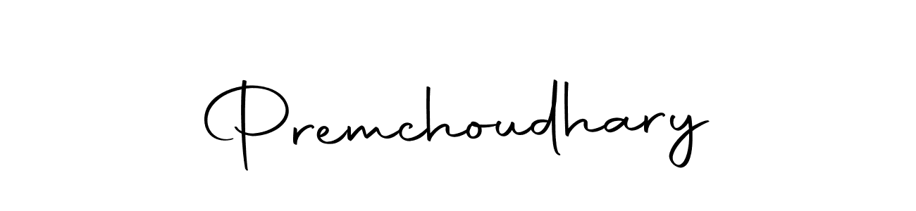 Use a signature maker to create a handwritten signature online. With this signature software, you can design (Autography-DOLnW) your own signature for name Premchoudhary. Premchoudhary signature style 10 images and pictures png