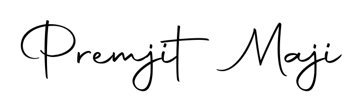 Get an exclusive digital autograph for Premjit Maji. The Autography-DOLnW typeface captures the charm of real penmanship on paper. Premjit Maji signature style 10 images and pictures png