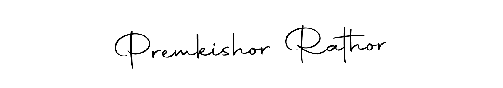 The best way (Autography-DOLnW) to make a short signature is to pick only two or three words in your name. The name Premkishor Rathor include a total of six letters. For converting this name. Premkishor Rathor signature style 10 images and pictures png