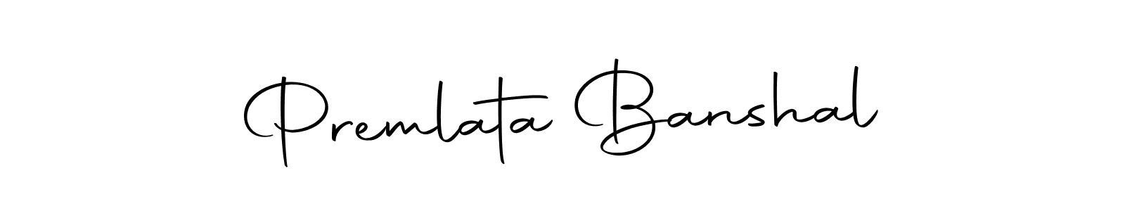 Use a signature maker to create a handwritten signature online. With this signature software, you can design (Autography-DOLnW) your own signature for name Premlata Banshal. Premlata Banshal signature style 10 images and pictures png