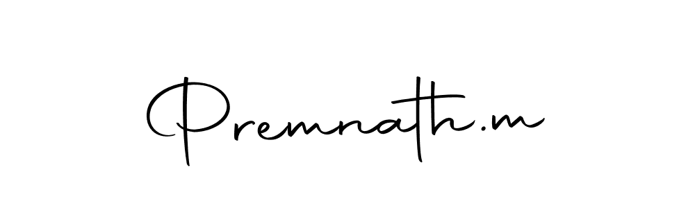 Make a beautiful signature design for name Premnath.m. Use this online signature maker to create a handwritten signature for free. Premnath.m signature style 10 images and pictures png