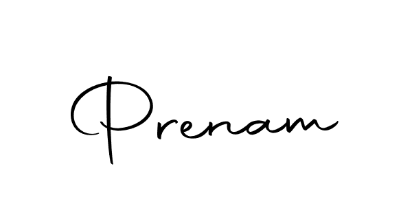 Design your own signature with our free online signature maker. With this signature software, you can create a handwritten (Autography-DOLnW) signature for name Prenam. Prenam signature style 10 images and pictures png