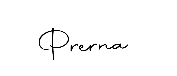 The best way (Autography-DOLnW) to make a short signature is to pick only two or three words in your name. The name Prerna  include a total of six letters. For converting this name. Prerna  signature style 10 images and pictures png