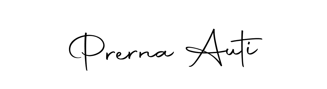 You should practise on your own different ways (Autography-DOLnW) to write your name (Prerna Auti) in signature. don't let someone else do it for you. Prerna Auti signature style 10 images and pictures png