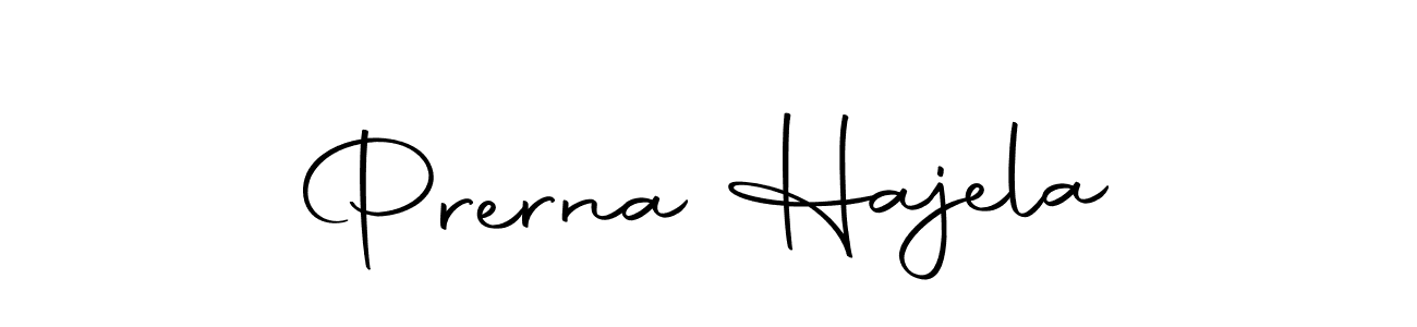 How to make Prerna Hajela name signature. Use Autography-DOLnW style for creating short signs online. This is the latest handwritten sign. Prerna Hajela signature style 10 images and pictures png