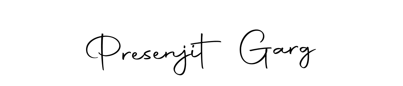 Design your own signature with our free online signature maker. With this signature software, you can create a handwritten (Autography-DOLnW) signature for name Presenjit Garg. Presenjit Garg signature style 10 images and pictures png