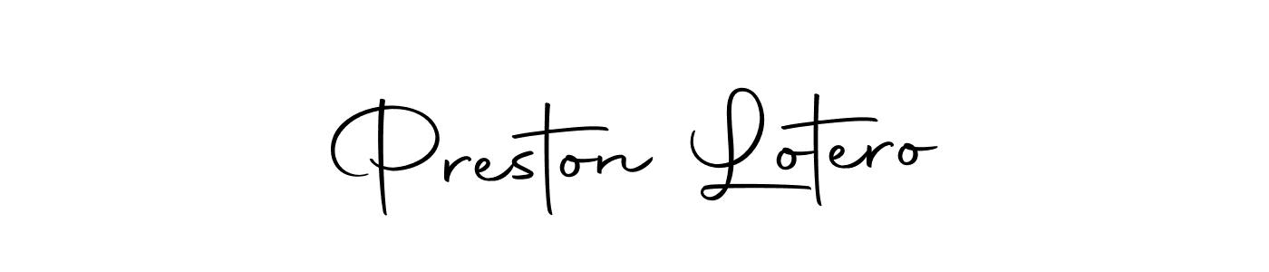Similarly Autography-DOLnW is the best handwritten signature design. Signature creator online .You can use it as an online autograph creator for name Preston Lotero. Preston Lotero signature style 10 images and pictures png