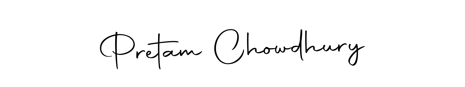 How to make Pretam Chowdhury signature? Autography-DOLnW is a professional autograph style. Create handwritten signature for Pretam Chowdhury name. Pretam Chowdhury signature style 10 images and pictures png