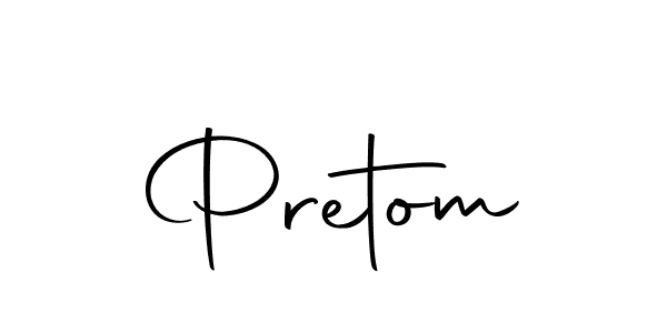 The best way (Autography-DOLnW) to make a short signature is to pick only two or three words in your name. The name Pretom include a total of six letters. For converting this name. Pretom signature style 10 images and pictures png
