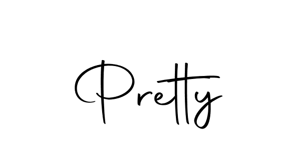 Create a beautiful signature design for name Pretty. With this signature (Autography-DOLnW) fonts, you can make a handwritten signature for free. Pretty signature style 10 images and pictures png