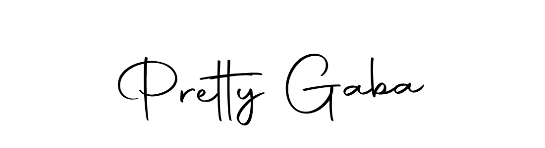 Also we have Pretty Gaba name is the best signature style. Create professional handwritten signature collection using Autography-DOLnW autograph style. Pretty Gaba signature style 10 images and pictures png