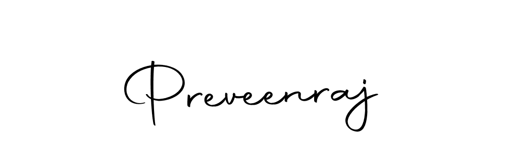 Create a beautiful signature design for name Preveenraj. With this signature (Autography-DOLnW) fonts, you can make a handwritten signature for free. Preveenraj signature style 10 images and pictures png